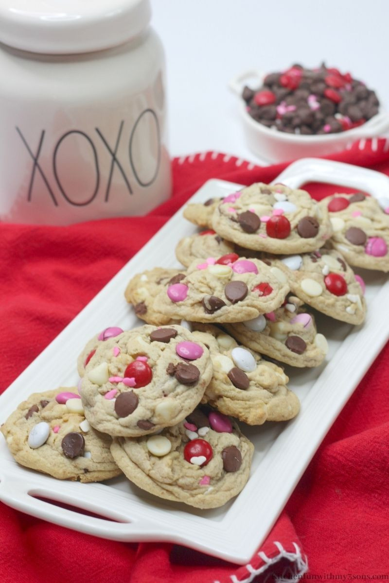 Valentines Chocolate Chip Cookies
 Valentine s Day Chocolate Chip Cookies Kitchen Fun With