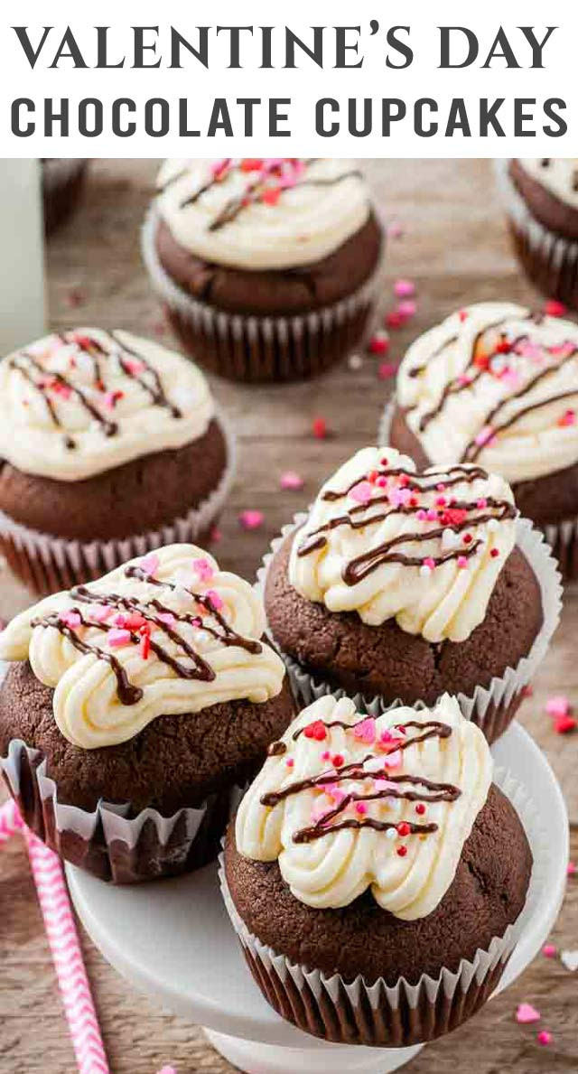 Valentines Cupcakes Recipes
 Double Chocolate Valentine s Day Cupcakes The Best Cake