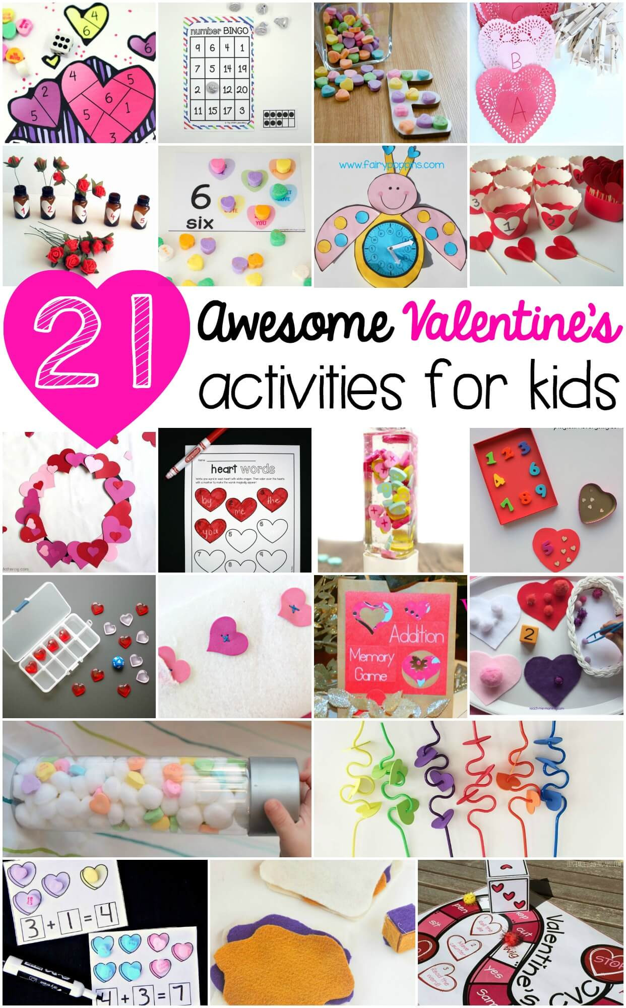 Valentines Day Activities For Kids
 Printable Valentine Games for Kids 2 Ways to Play