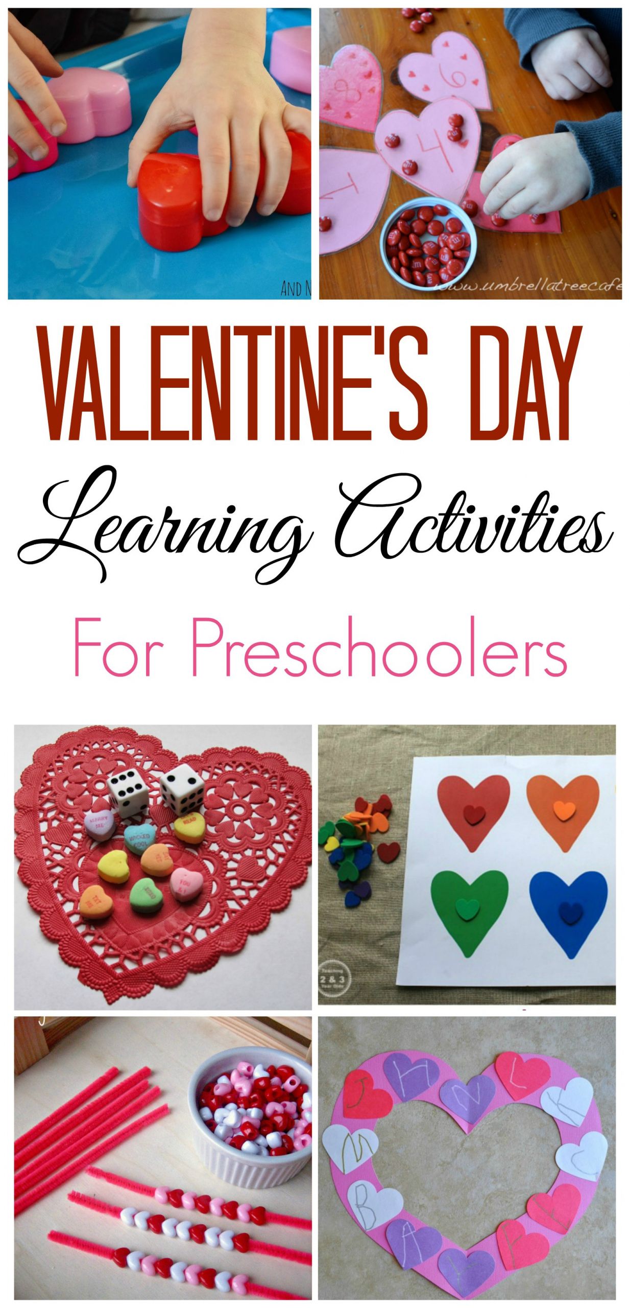 Valentines Day Activities For Kids
 Valentine s Day Learning Activities for Preschoolers