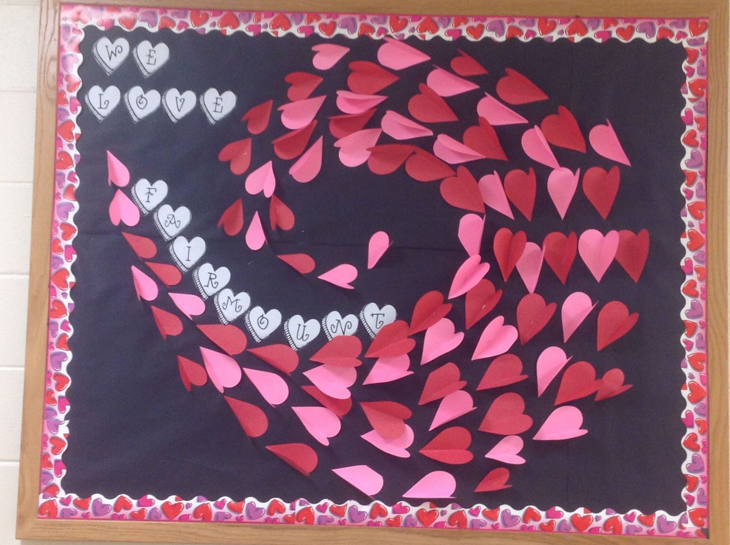 Valentines Day Bulletin Boards Ideas
 Valentine s Day bulletin board idea