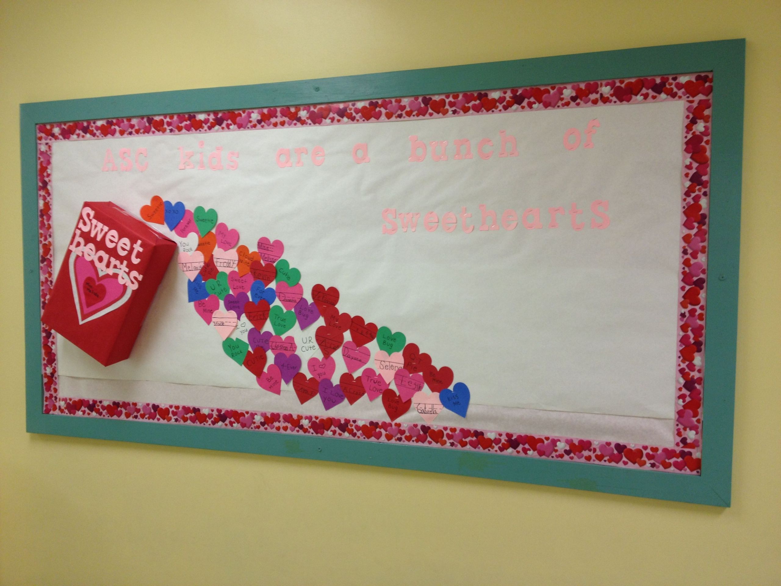 Valentines Day Bulletin Boards Ideas
 My Valentine s day bulletin board My favorite holiday