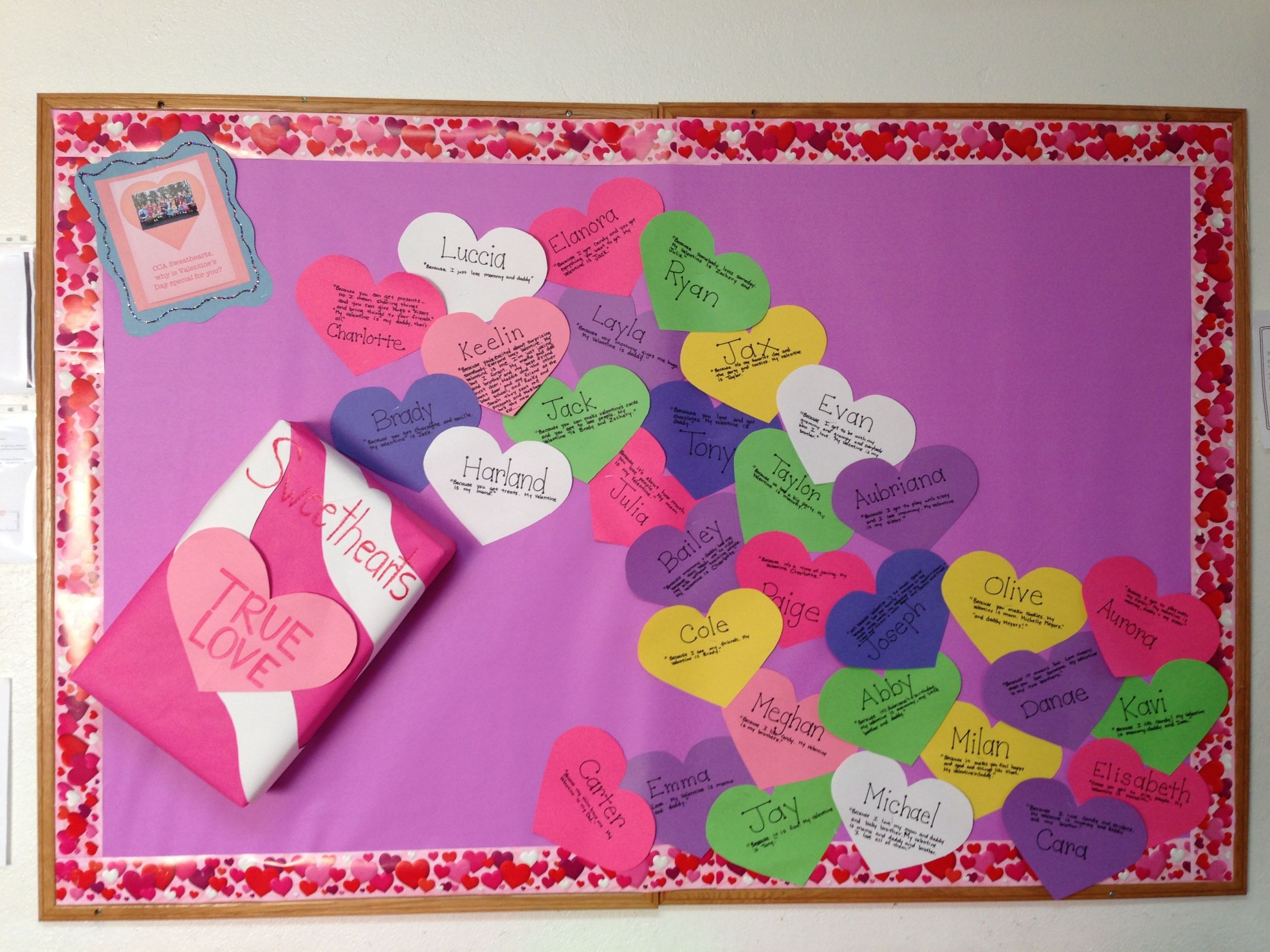 Valentines Day Bulletin Boards Ideas
 Valentines day bulletin board kindergarten
