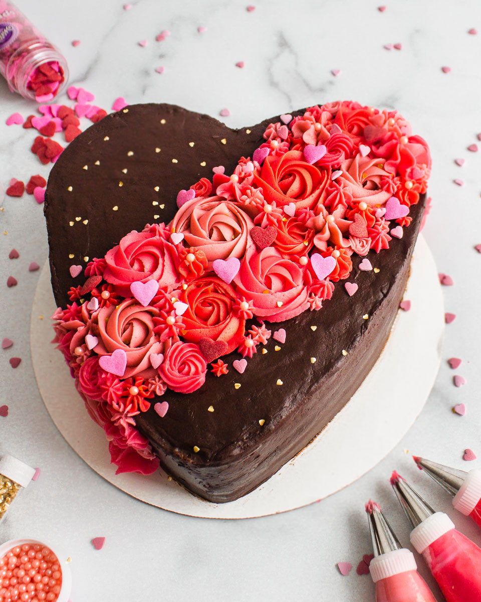 Valentines Day Cake Ideas
 Valentine s Day Chocolate Cake Decorating Tutorial Flour