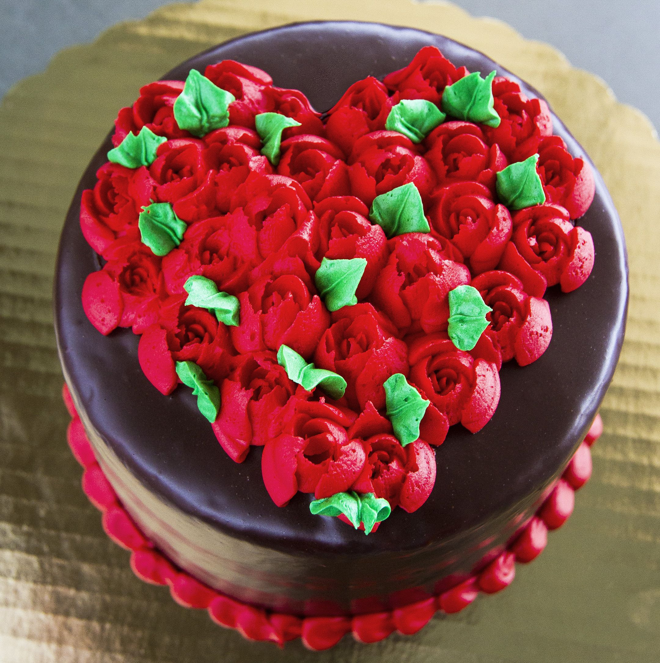 Valentines Day Cake Ideas
 Our chocolate ganache Valentine s Day cake for two Cake