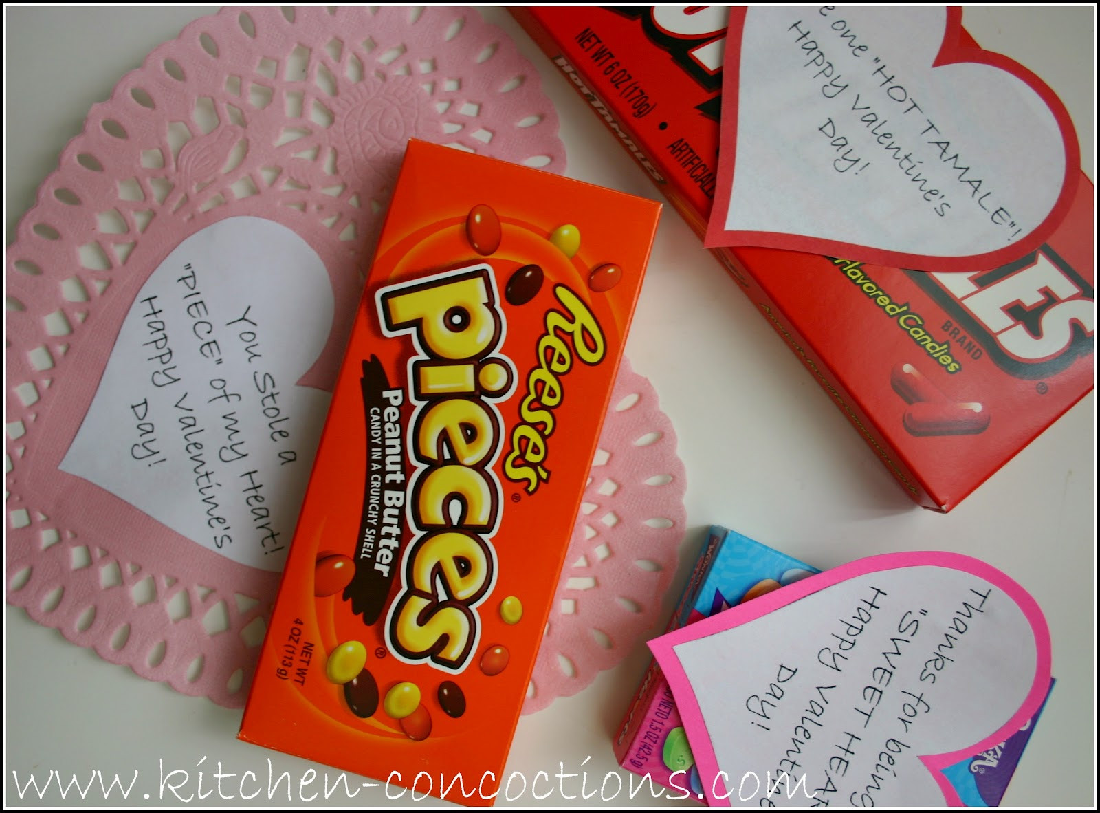 Valentines Day Candy Cards
 How To Valentine s Day Candy Cards Kitchen Concoctions