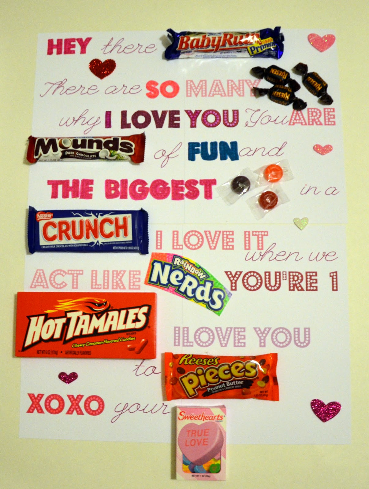 Valentines Day Candy Gram
 A Couple of Craft Addicts Great Source for Last Minute