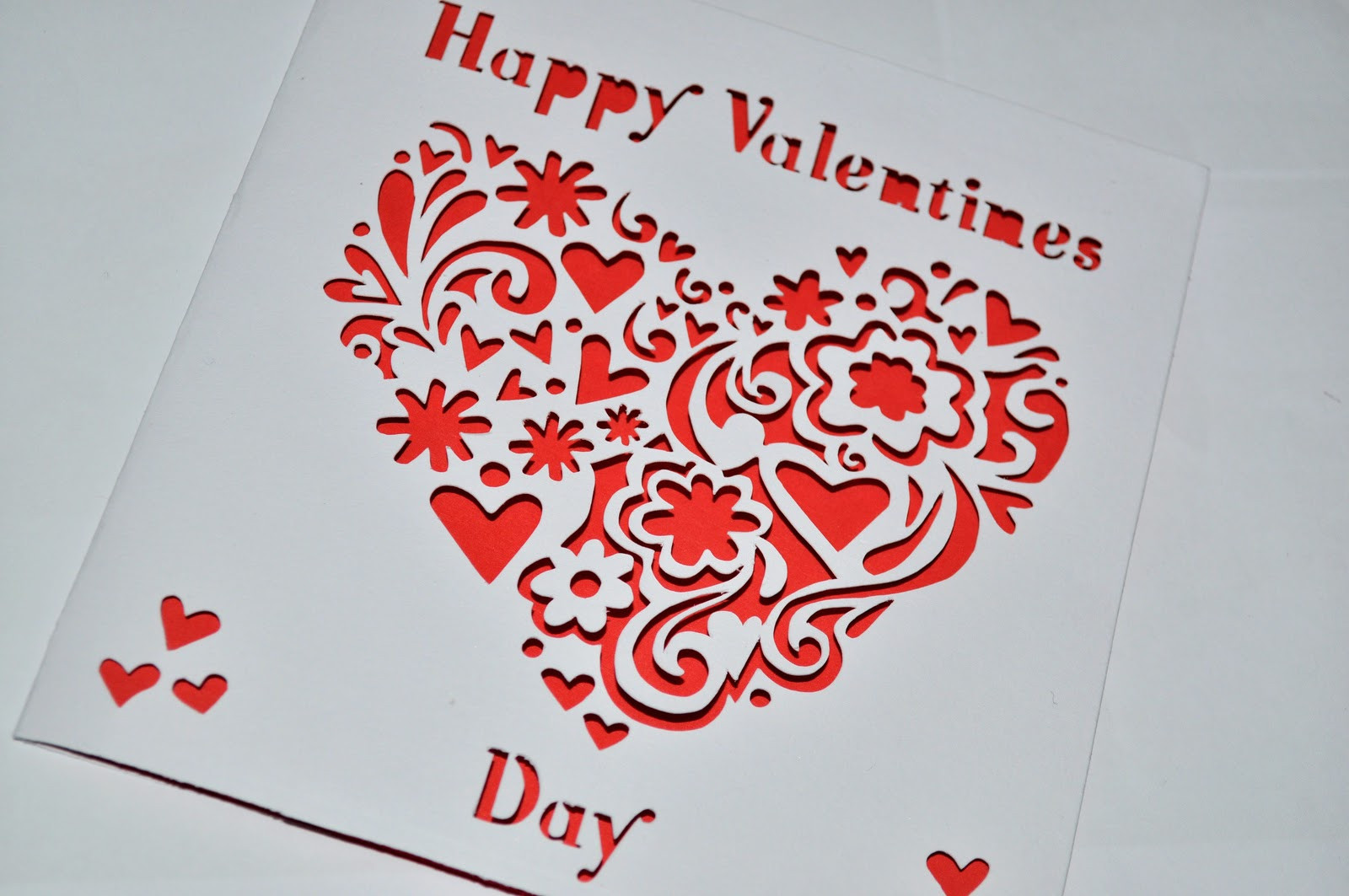 Valentines Day Card Design
 Sweet Pea Design Laser Cut Valentine s Day Card