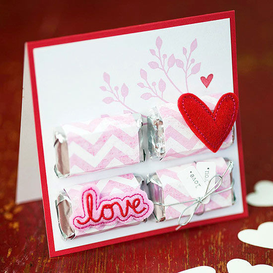 Valentines Day Cards With Candy
 Candy Bar Valentines Day Card s and
