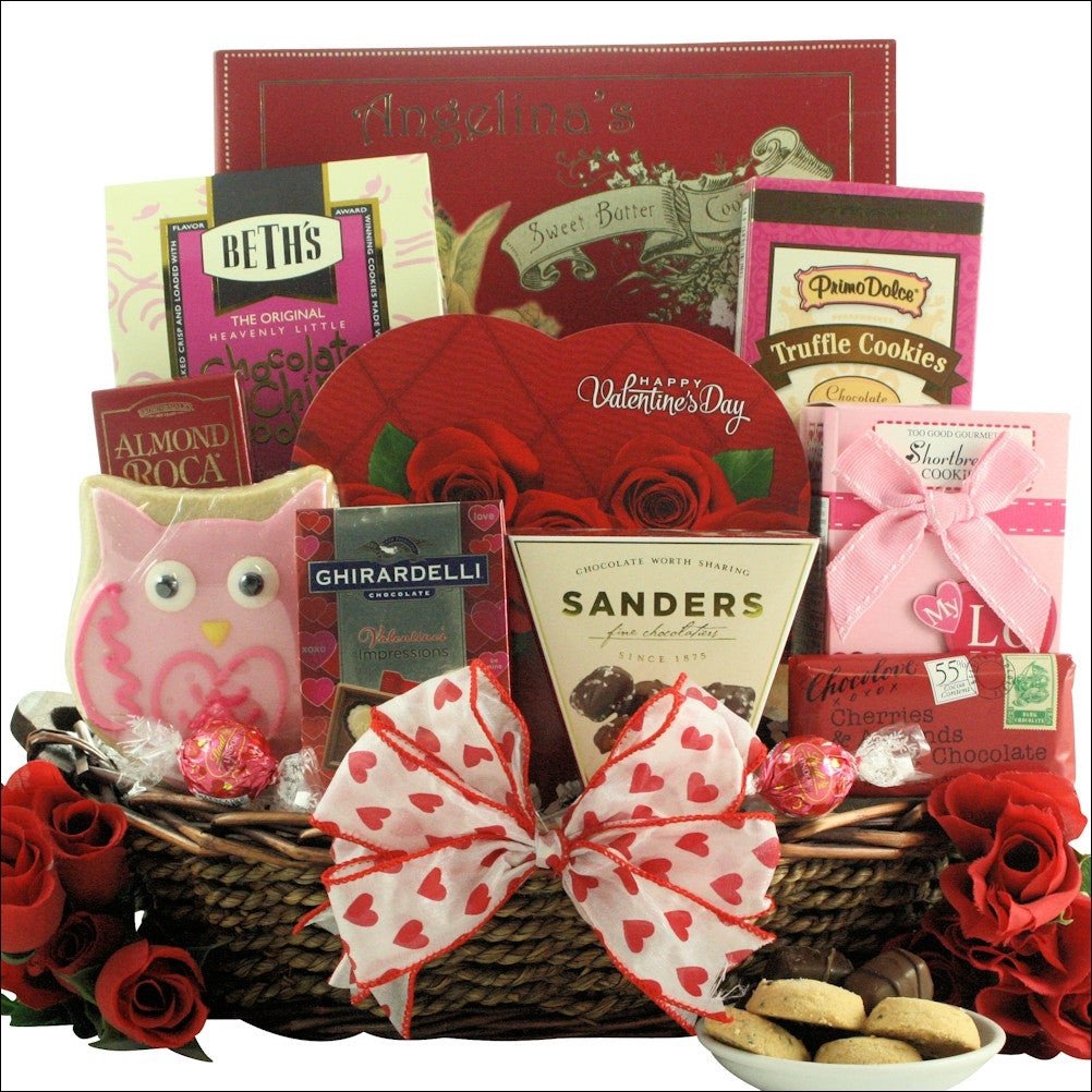 Valentines Day Chocolate Gift
 Valentine s Day Chocolate & Sweets Gift Basket