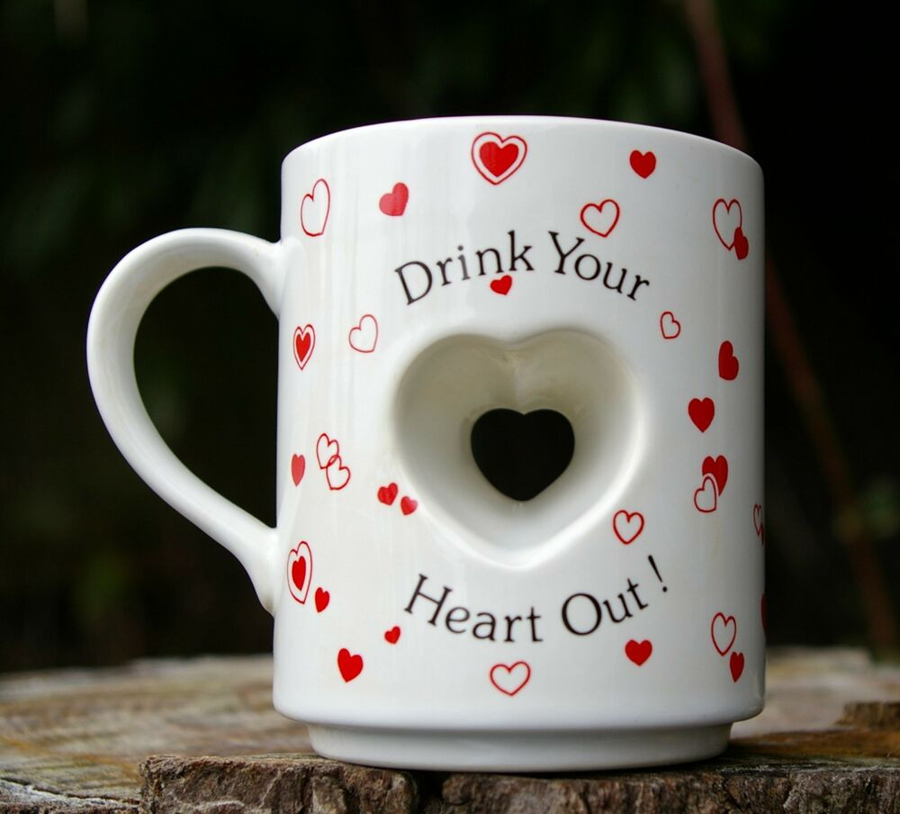 Valentines Day Coffee Drinks
 "Drink Your Heart Out " Valentine s Day Coffee Mug Cup by