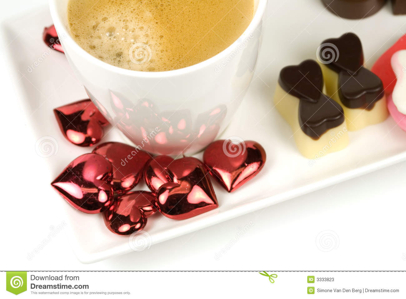 Valentines Day Coffee Drinks
 Valentine coffee stock image Image of snack drink aroma