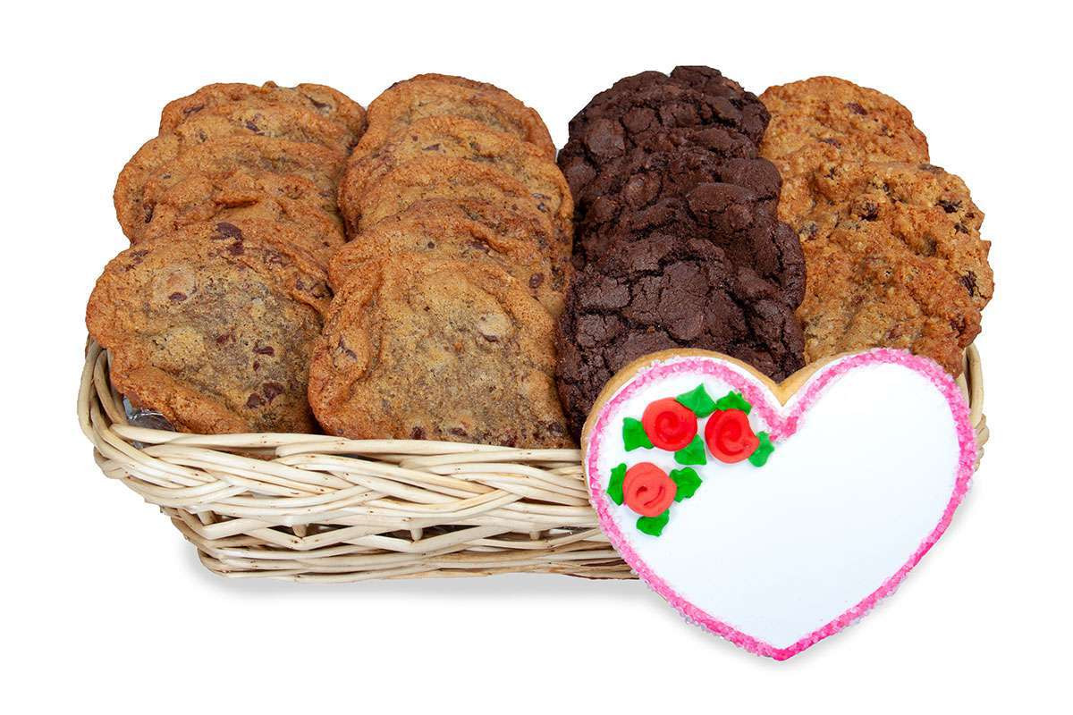 Valentines Day Cookies Delivery
 Valentine s Heart Basket Valentine s Day
