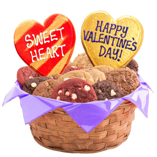 Valentines Day Cookies Delivery
 Valentine Basket