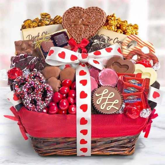 Valentines Day Gift Baskets
 Valentine Chocolate Bliss Assortment Gift Basket AA9001V