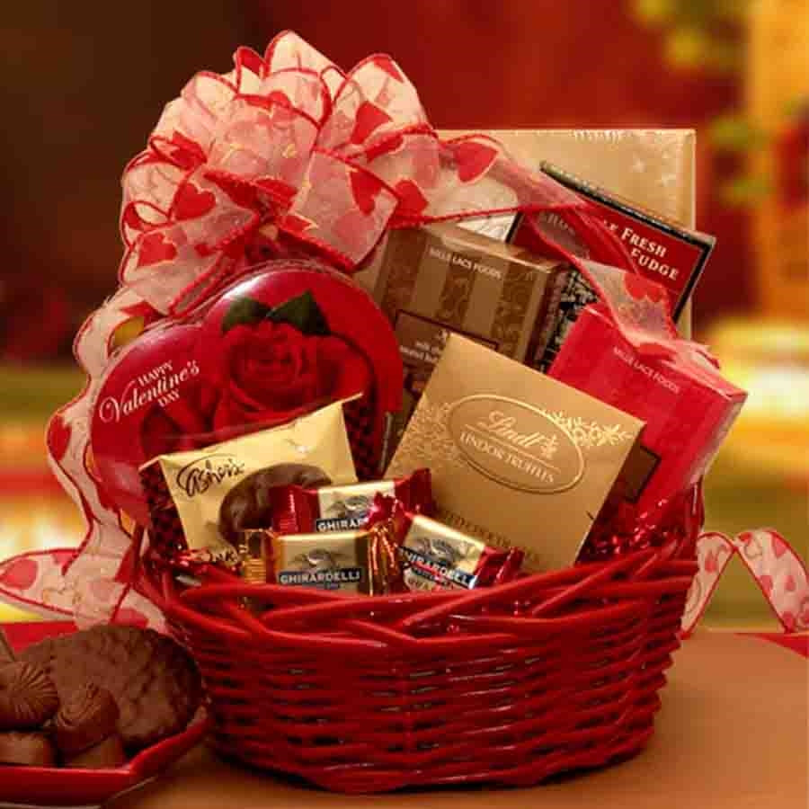 Valentines Day Gift Baskets
 Chocolate Inspirations Valentine Gift Basket