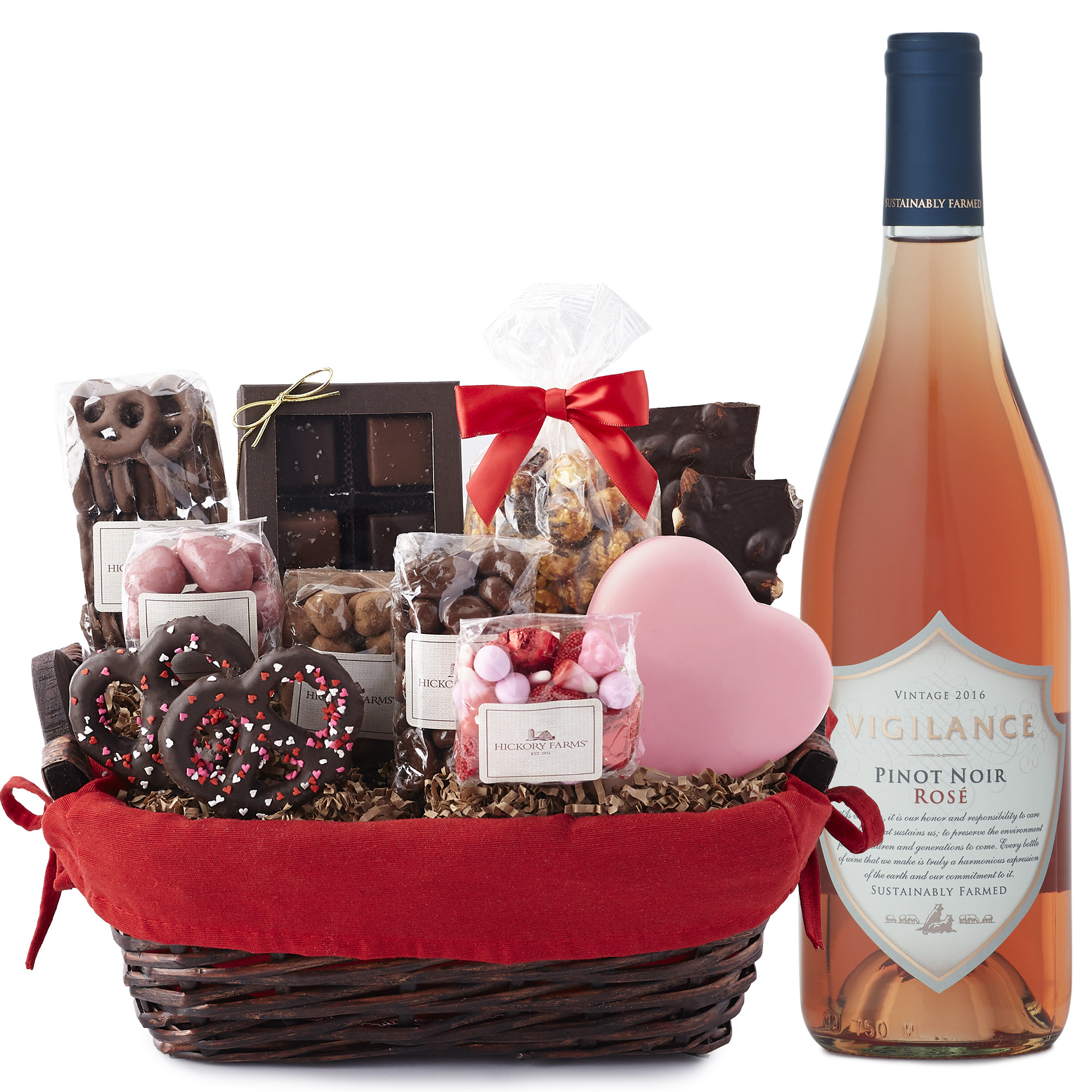 Valentines Day Gift Baskets
 Valentine s Day Sweets & Rosé Gift Basket