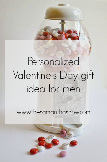 Valentines Day Gift Ideas For Men
 Personalized Valentine s Day t idea for men The