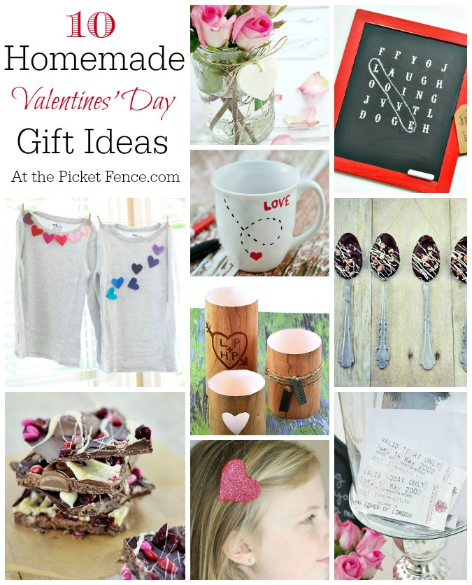 Valentines Day Gift Ideas Homemade
 Homemade Valentines Day Gifts At The Picket Fence