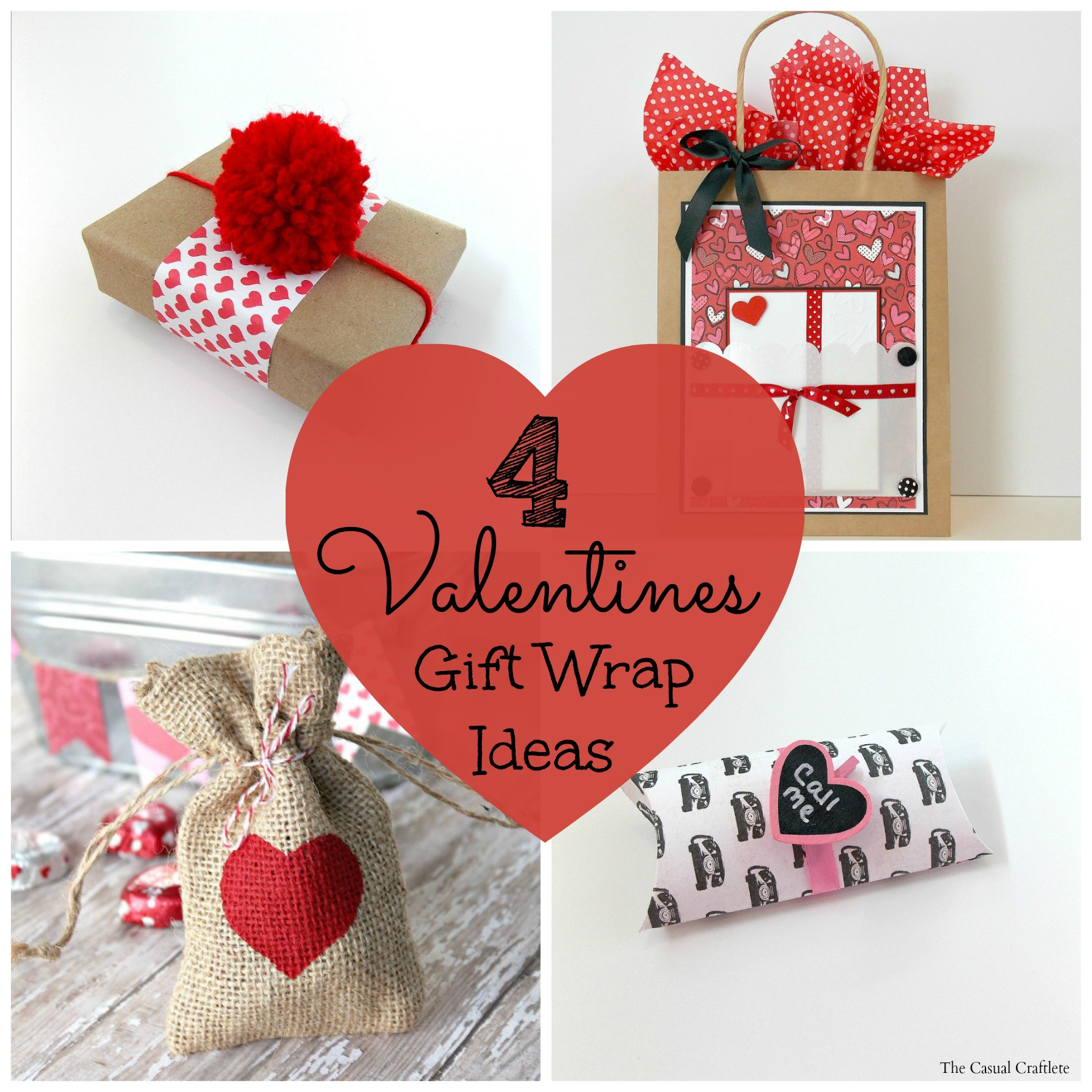 Valentines Day Gift Wrapping Ideas
 4 Valentines Gift Wrap Ideas Purely Katie