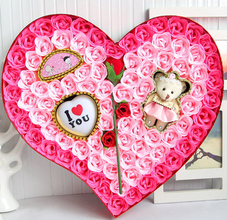 Valentines Day Girlfriend Gift Ideas
 Soap Roses Flower Petals Valentine s Day Gift Ideas