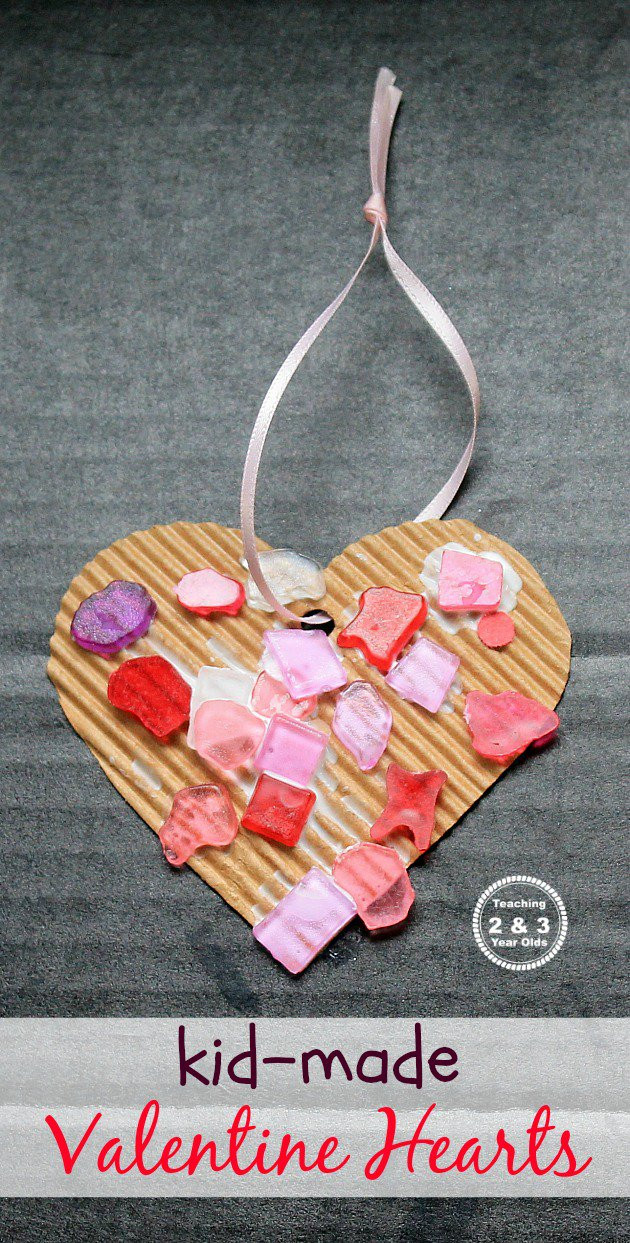 Valentines Day Ideas For Preschool
 Colorful Cardboard Valentine s Craft for Preschoolers