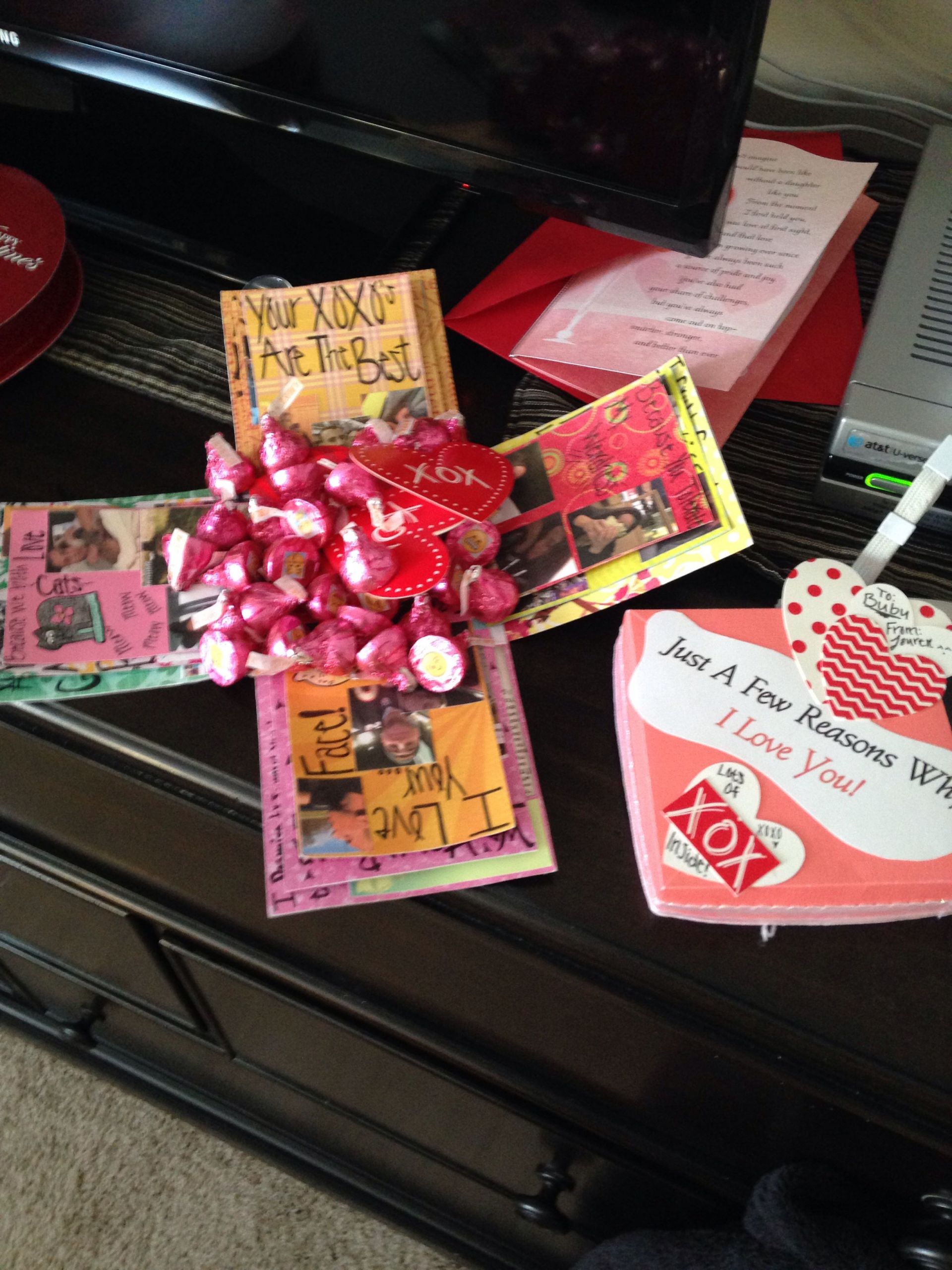 Valentines Day Ideas Gift Boyfriend
 My exploding box I made for my boyfriend on valentines day