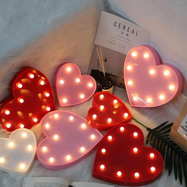 Valentines Day Pic Ideas
 Romantic Home Decorating with Lights Glowing Valentines