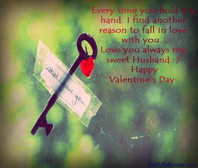 Valentines Day Quotes For Husband
 To My Husband Quotes Happy Valentine QuotesGram