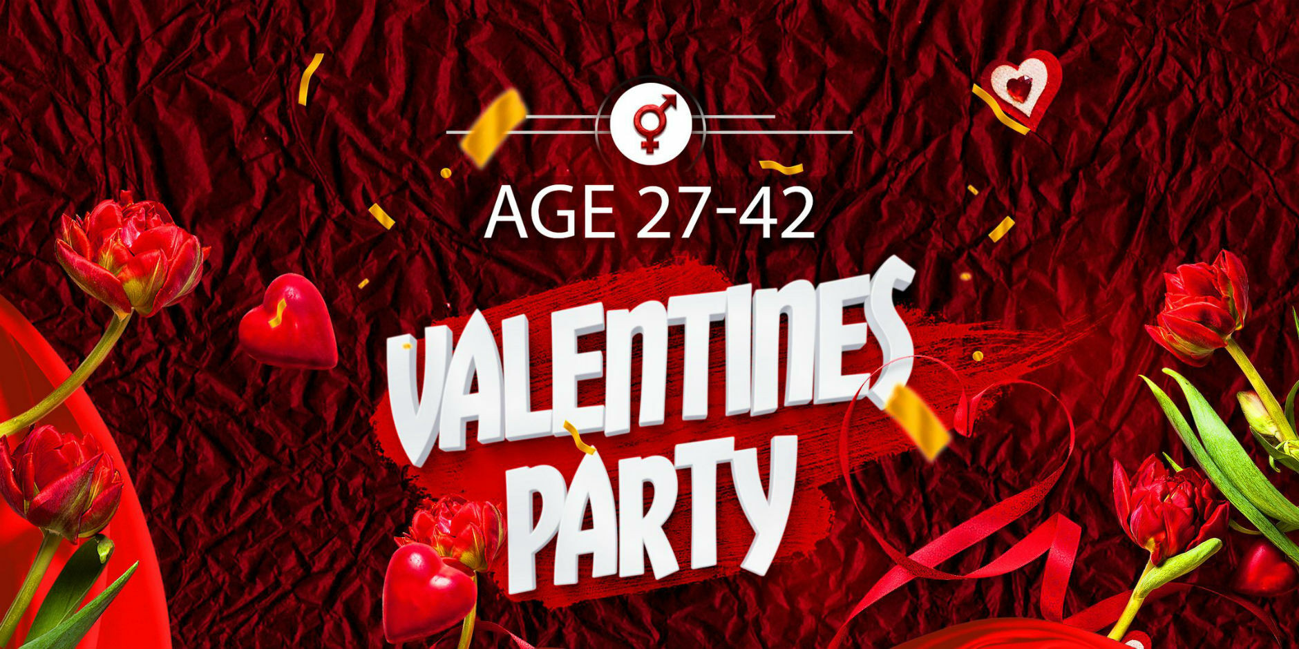 Valentines Day Single Party
 Valentines Singles Party Age 27 42 Melbourne