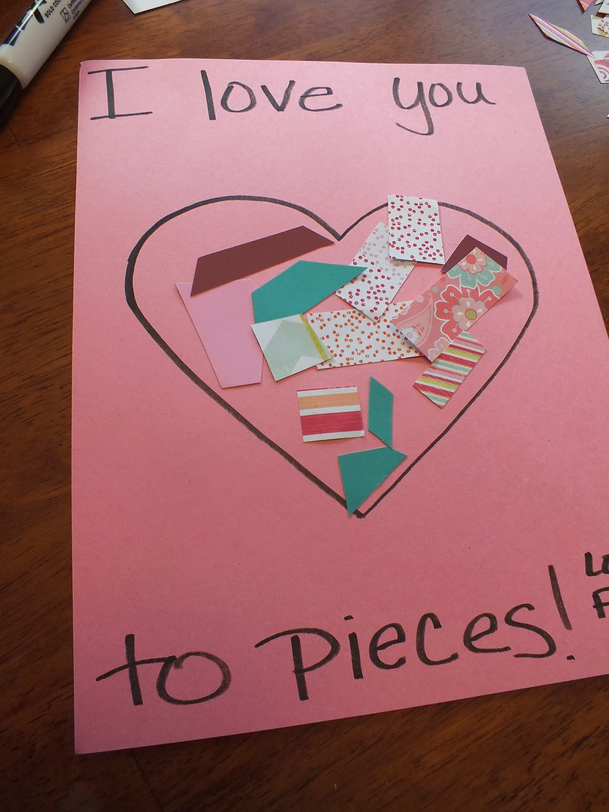 Valentines Day Toddler Craft
 Smothered & Covered Toddler Tuesday I Love you to Pieces