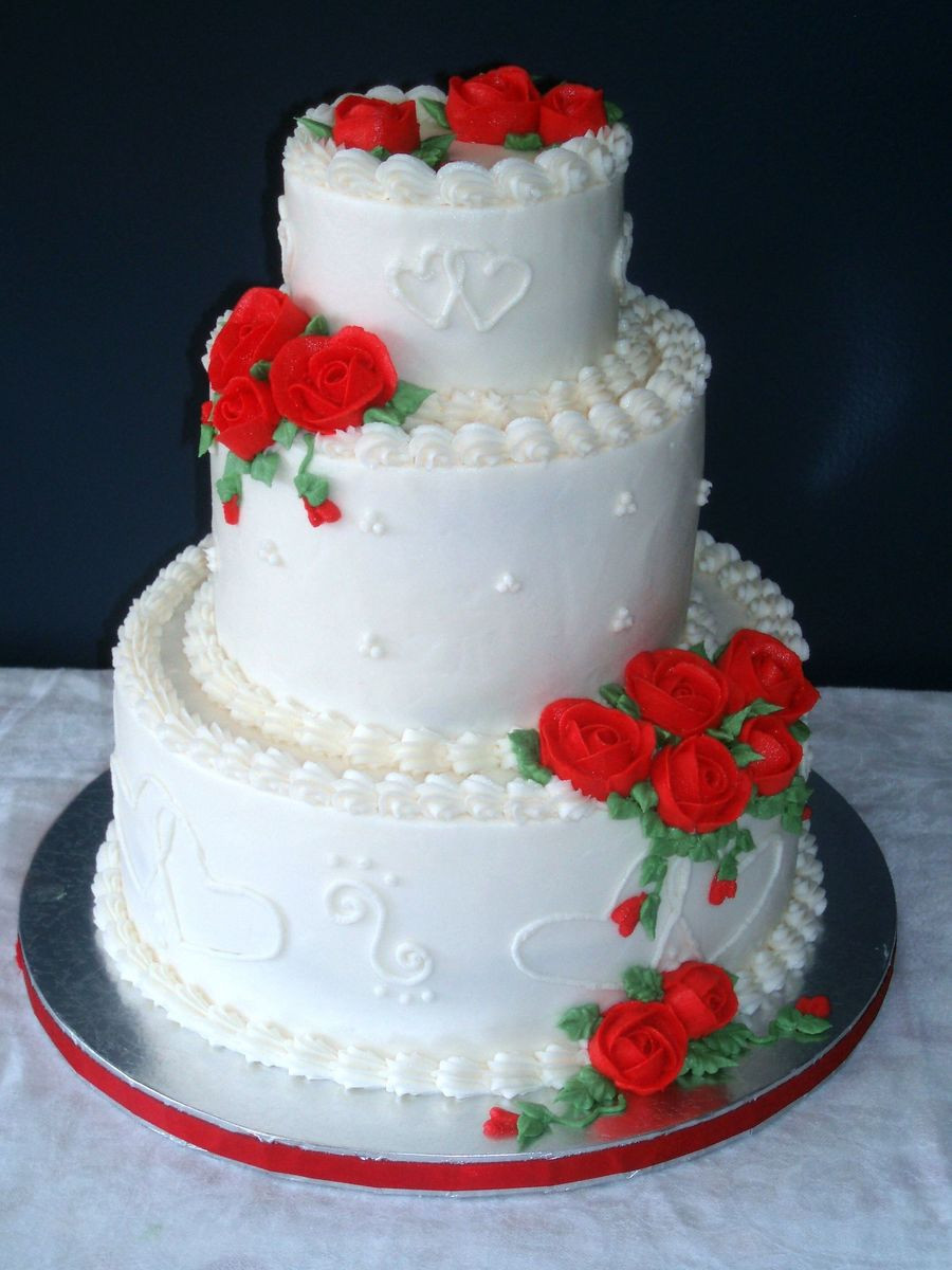 Valentines Day Wedding Cakes Inspirational Valentine S Day Wedding Cake Cakecentral