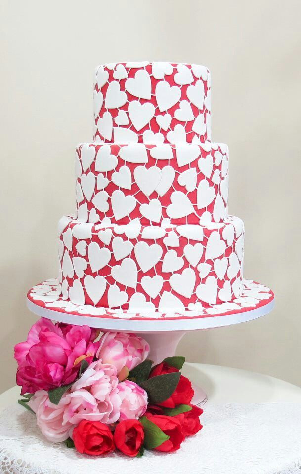 Valentines Day Wedding Cakes
 Picture adorable valentines day wedding cakes 6