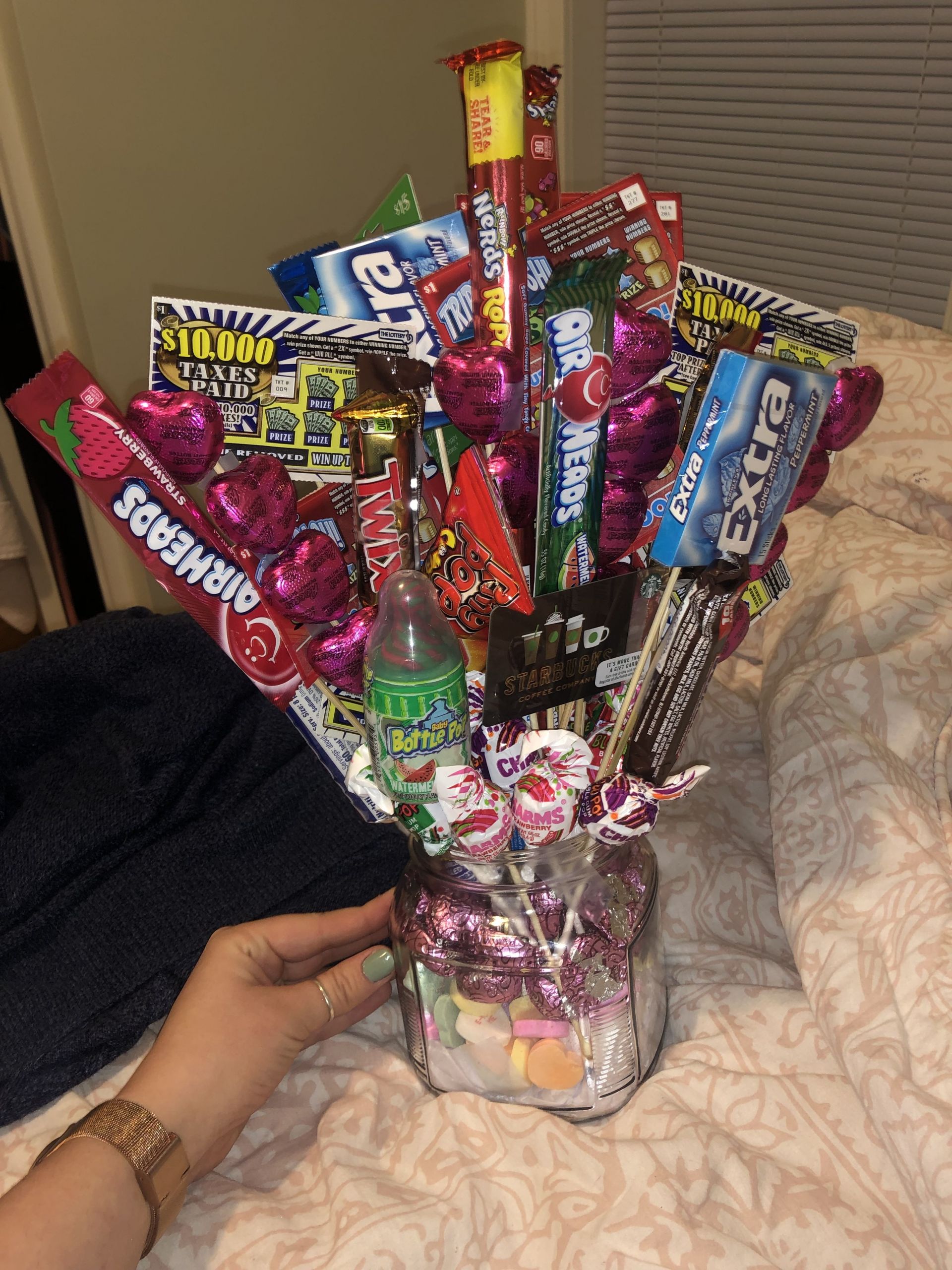 Valentines Gift Ideas For New Boyfriend
 Candy bouquet Valentine’s Day for boyfriend t for men