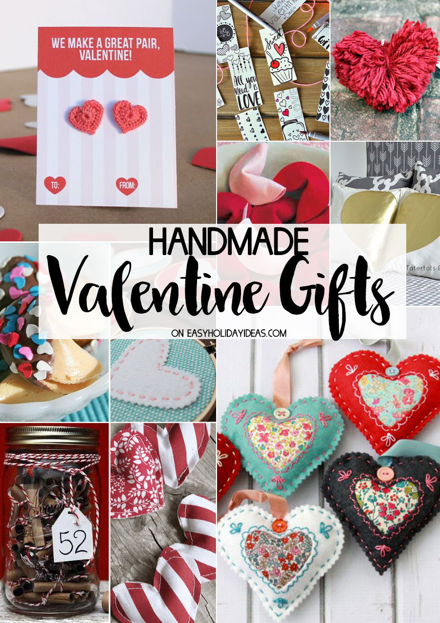 Valentines Homemade Gift Ideas
 Handmade Valentine Gifts Easy Holiday Ideas