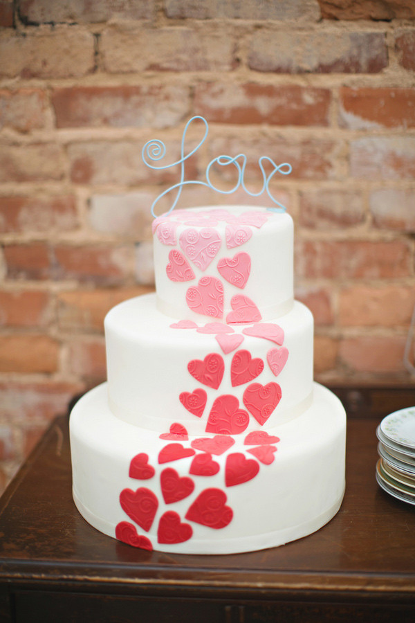 Valentines Wedding Cakes
 Valentine s Day Wedding Cake