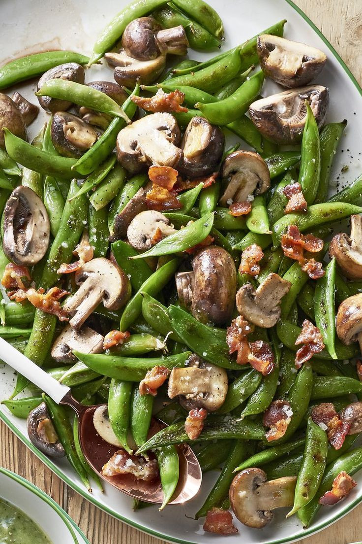 Vegetable Side Dishes For Easter Dinner
 Roasted Snap Peas and Mushrooms