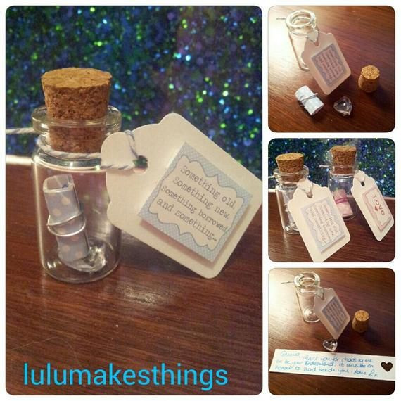 Will You Be My Valentine Gift Ideas
 Mini Message in a Bottle Valentine t Bride t