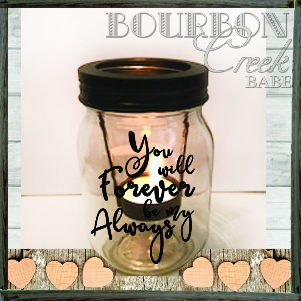 Will You Be My Valentine Gift Ideas
 Valentines t you will forever be my always candle
